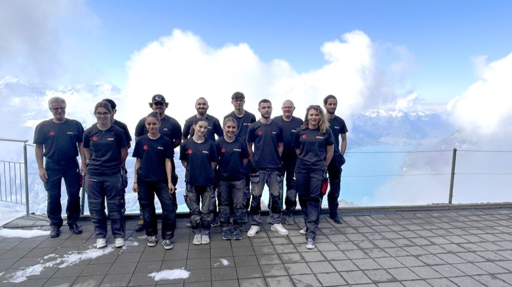 Netto-Lehrlingscamp 2025: Ein starkes Team auf dem Brienzer Rothorn